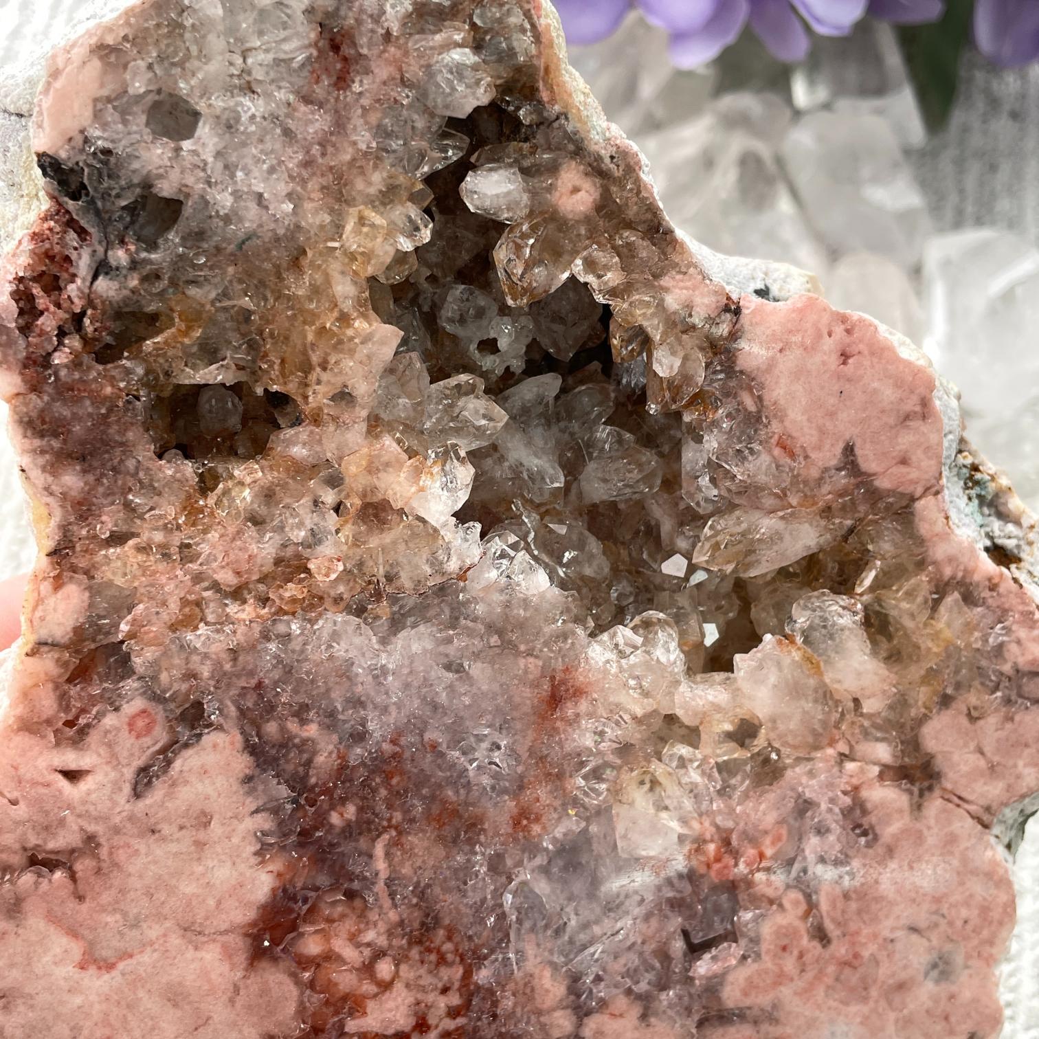 Pink Amethyst - Slice - 17 Pink Amethyst - Slice - 17